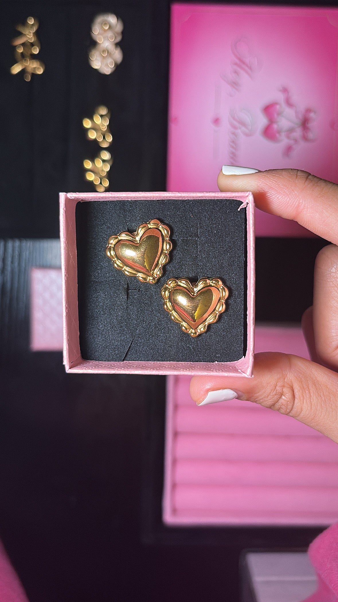 Sweet heart earrings