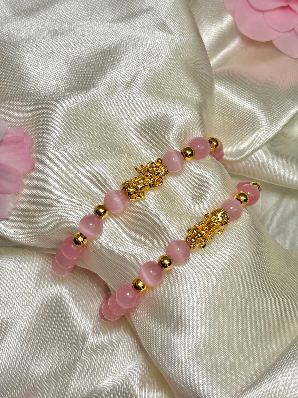 Pink fortune bracelet