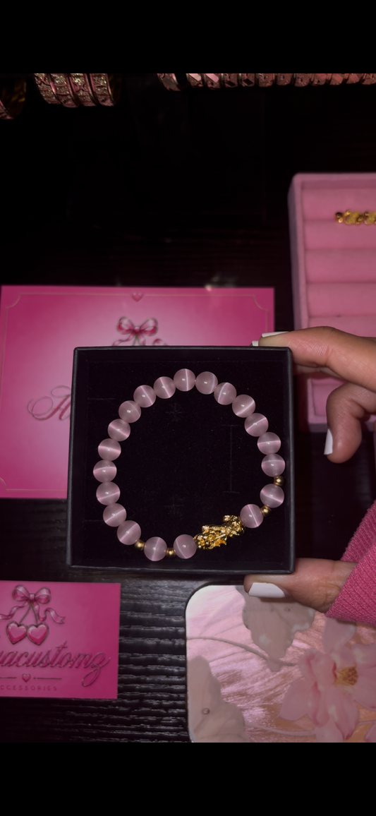 Blossom jade bracelet